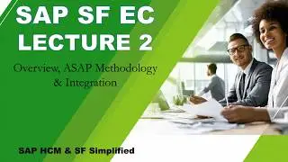 SAP SuccessFactors Employee Central | Overview, ASAP Methodology & Integrations | Lecture 2