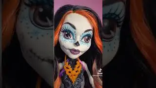 Uma linda transformação ❤️skelita Monster High #monsterhigh #skelita #restauração