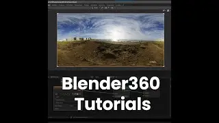 Blender 360 Tutorials Ep1: Camera and HDRi Setup