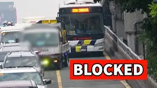 Enforcing the exclusive bus lane on EDSA