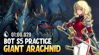 Giant Arachnid (Practice) - Battlefield of Time Season 5 | Solo Leveling: ARISE