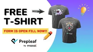 Free T-shirt giveaway || Register for internship/tech job program