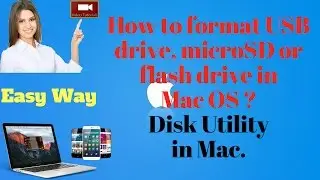 How to format usb drive, flash drive, MicroSD card on Mac OS X easy way........ Format usb drive