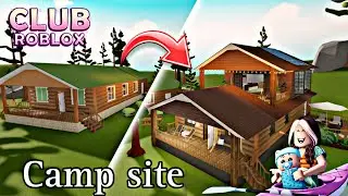 Transforming a Basic Campsite⛺️ into Paradise 🛖 in Club Roblox