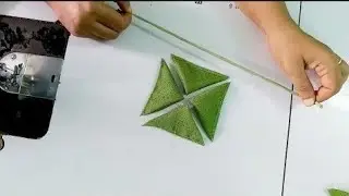 Fancy Knot தைப்பது எப்படி  Fancy Knot stitching in tamil  how to make knot for blouse chudi