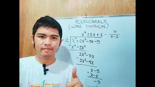 Division of Polynomials, Long Division, Bisaya or Cebuano Version
