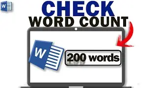 How To Check Words Count On Microsoft Word