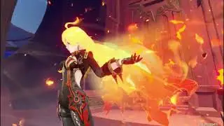 Появление Пиро Архонта на открытии состязания Genshin Impact