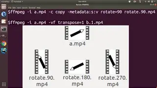 Rotate video with FFmpeg 2 ways