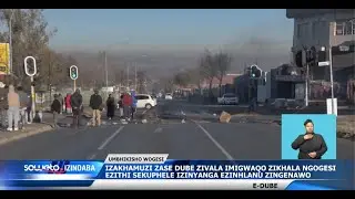 SOWETO TV NEWS | DUBE RESIDENTS BLOCK ROADS OVER ELECTRICITY AS THEY'VE  BEEN IN THE DARK FOR MONTHS
