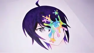 Drawing Iska colorfull style [Kimi to Boku no Saigo no Senjou] | Menggambar Iska