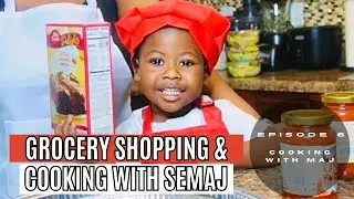 GROCERY SHOPPING & COOKING WITH SEMAJ