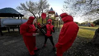 Playground POV Running Sliding Chasing Videos With Spider Man