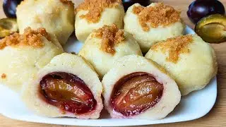 ⭐Plum dumplings. A traditional recipe for soft and juicy potato dumplings