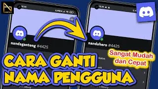 Cara ganti nama pengguna akun Discord terbaru 2023 | Mudah banget