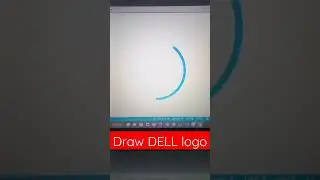 Draw Dell logo using....python/...python turtle.../#python#coding#pythonturtle#shorts