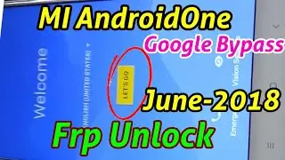 2018 - Xiaomi Mi A1 Unlock FRP account Lock Android 8.0 Oreo 100%How to Unlock FRP Xiaomi Mi A1