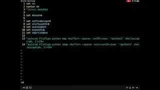 Running Python on the iPad using VIM editor and a-shell app