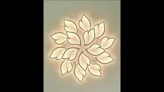 Светодиодная акриловая люстра «LED A1» с пультом управления