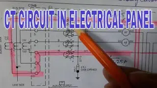 CT SECONDARY CONNECTION EXPLAINED WITH PANEL DRAWING/CT WIRING AT SUBSTATION