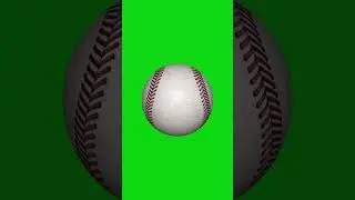 Baseball Animation Green Screen | Free 4K Stock Footage | Sports Editing Background 