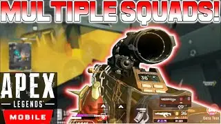 MULTIPLE SQUADS IN 1 BUILDING! | Apex Legends Mobile Pro Gameplay