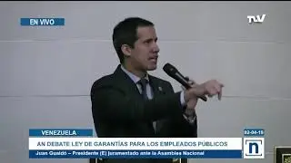 Juan Guaido Pronto se acabará el chantaje de depender de una pírrica remuneración  Que viva