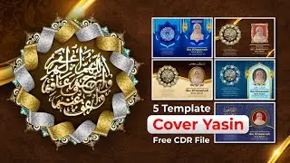 5 TEMPLATE COVER YASIN - free template coreldraw 