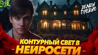 КОНТУРНЫЙ СВЕТ ОДНОЙ КНОПКОЙ в STABLE DIFFUSION | ОБЛОЖКИ ДЛЯ ЮТУБ | ВПИСЫВАЕМ ПЕРСОНАЖА | Max Twain
