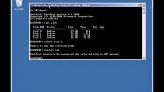Converting an MBR Partition to A GPT Partition.avi