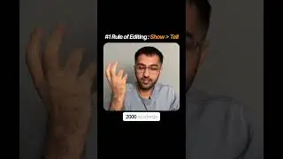 As a video editor, always show what is being talked about in the video