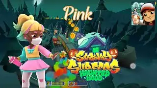 Subway Surfers World Tour | Spooky Sprint - Haunted Hood - Pink wearing the original outfit