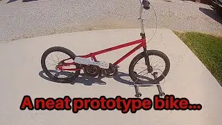 A neat prototype concept bicycle