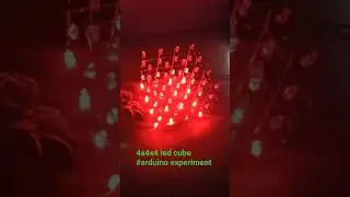 LED cube 4x4x4#shorts#youtubeshorts