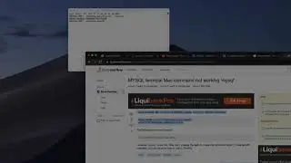 Installing mysql and phpmyadmin in Mac OS