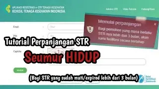 Tutorial Perpanjang STR Seumur Hidup