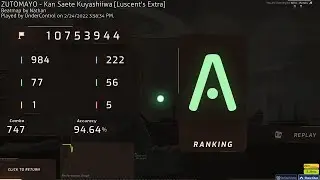 osu! Zutomayo PASSED