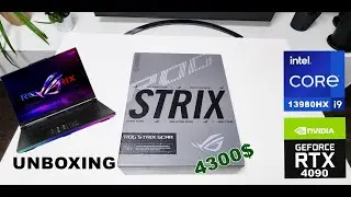 ASUS ROG Strix G16 Intel i9 13980HX nVidia GeForce RTX 4090 #asusrog #toplaptops #unboxing
