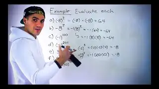 Grade 9 Math (MPM1D, Ontario) - Evaluate Exponential Expressions