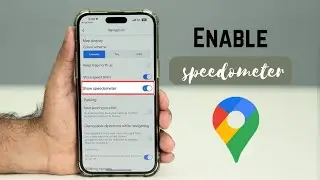 How To Turn On Speedometer On Google Maps On iPhone! (2024)