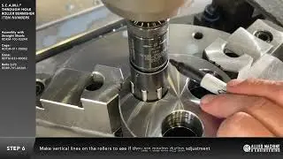 Как настроить раскатник для обработки отверстий. How adjust internal rolling burnishing