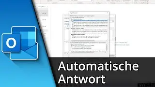 Outlook automatische Antwort | Outlook Abwesenheitsnotiz ✅ Tutorial