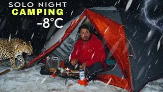 Solo Night Camping Gone Wrong | Snow Camping In Extreme Weather 🥶 | Camping In India | Camping Trip