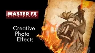 Scorched Paper Photo Effect