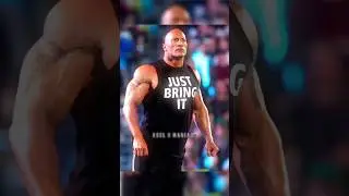 People's CHAMP❤️for A REASON💥 People's Elbow || The ROCK 