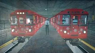 Рождественские покатушки по удалёнки 12|Gmod Metrostroi FS#3