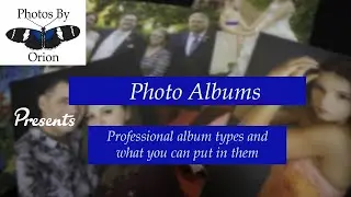 Types of professional portrait albums and what to put in them