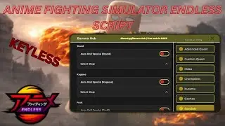 ANIME FIGHTING SIMULATOR ENDLESS SCRIPT 🔥 AUTO FARM + FAST TRAINING (OP)
