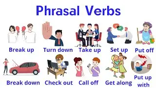 15 Phrasal Verbs | Phrasal Verbs with example | listen and practice 