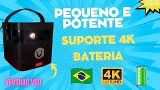 MELHOR PROJETOR DLP CUSTO BENEFICIO DO MOMENTO - VEVSHAO V50 REVIEW